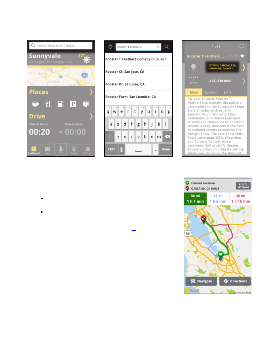 10 route planning screen | Telenav Scout v1.2 for Android User Manual | Page 33 / 87