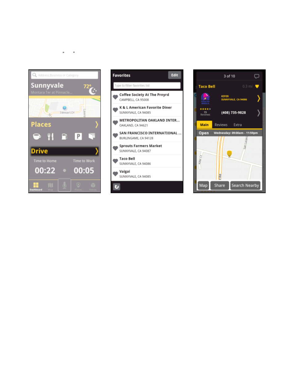 3 other ways to view a map | Telenav Scout v1.2 for Android User Manual | Page 49 / 87