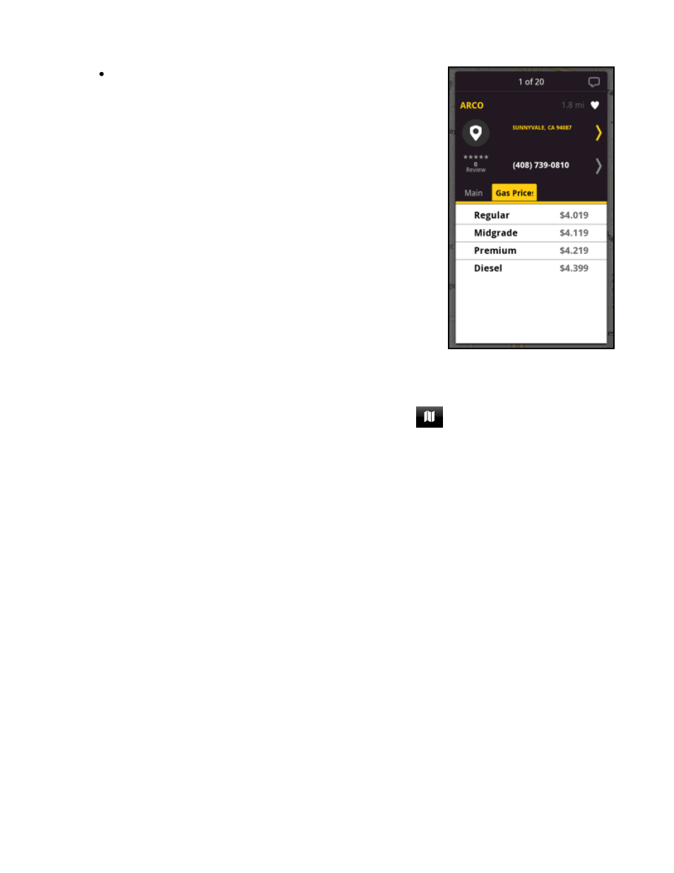 6 map results | Telenav Scout v1.2 for Android User Manual | Page 59 / 87