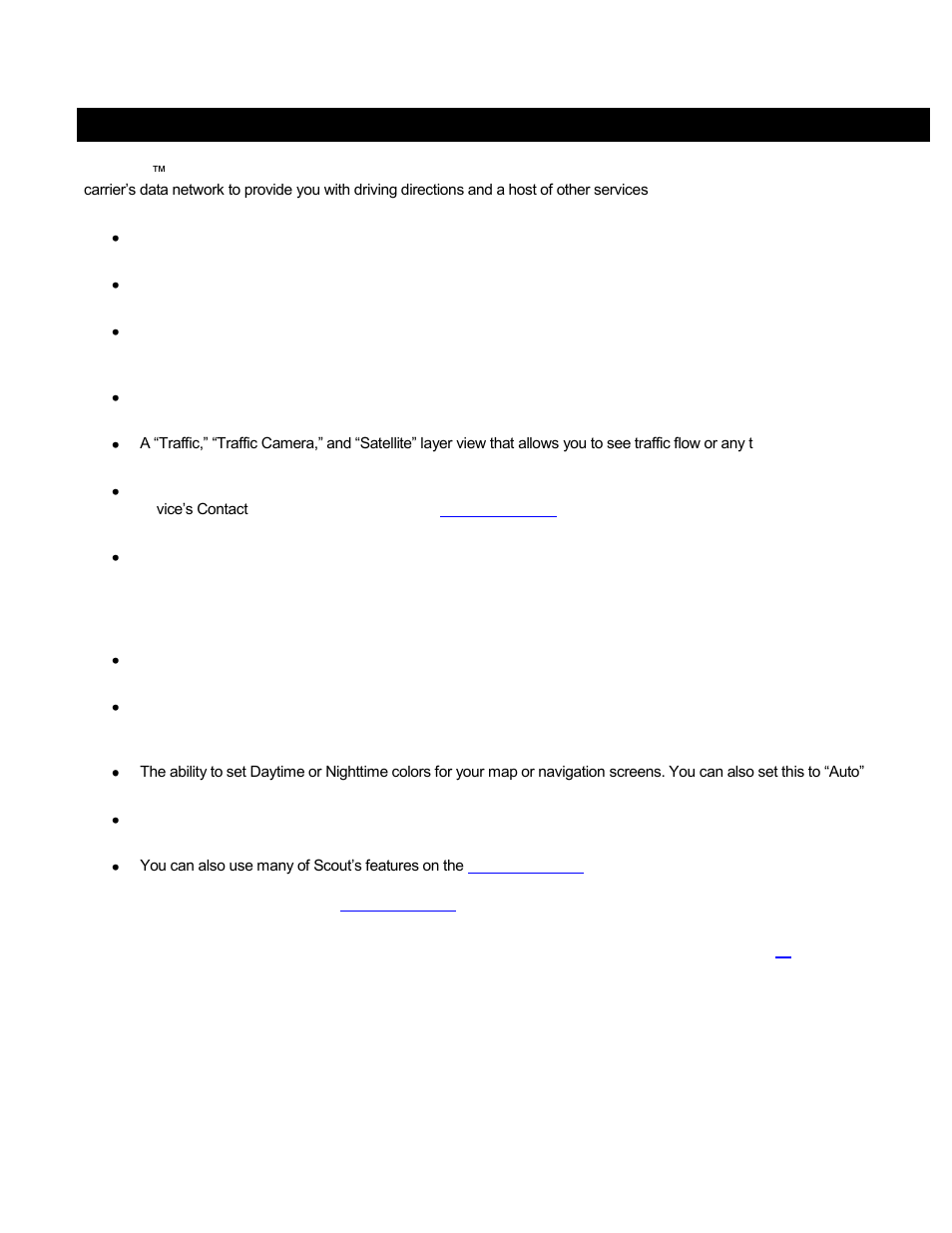 Welcome | Telenav Scout v1.2 for Android User Manual | Page 7 / 87