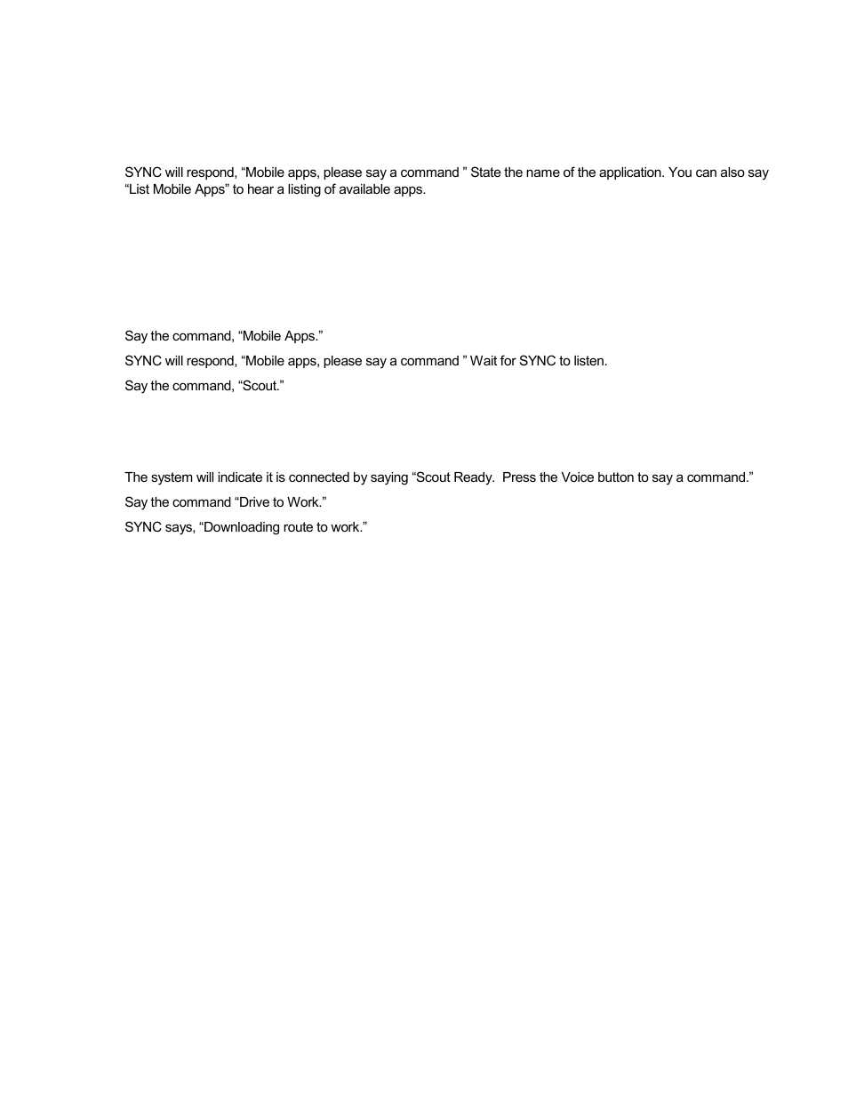 6 use scout with sync, 7 receiving hands-free calls | Telenav Scout v1.2 for Android User Manual | Page 78 / 87