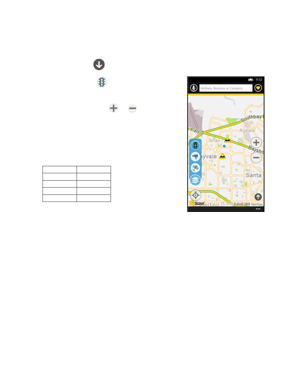 2 check traffic & traffic cameras | Telenav Scout v1.2 for Windows for T-Mobile User Manual | Page 18 / 70