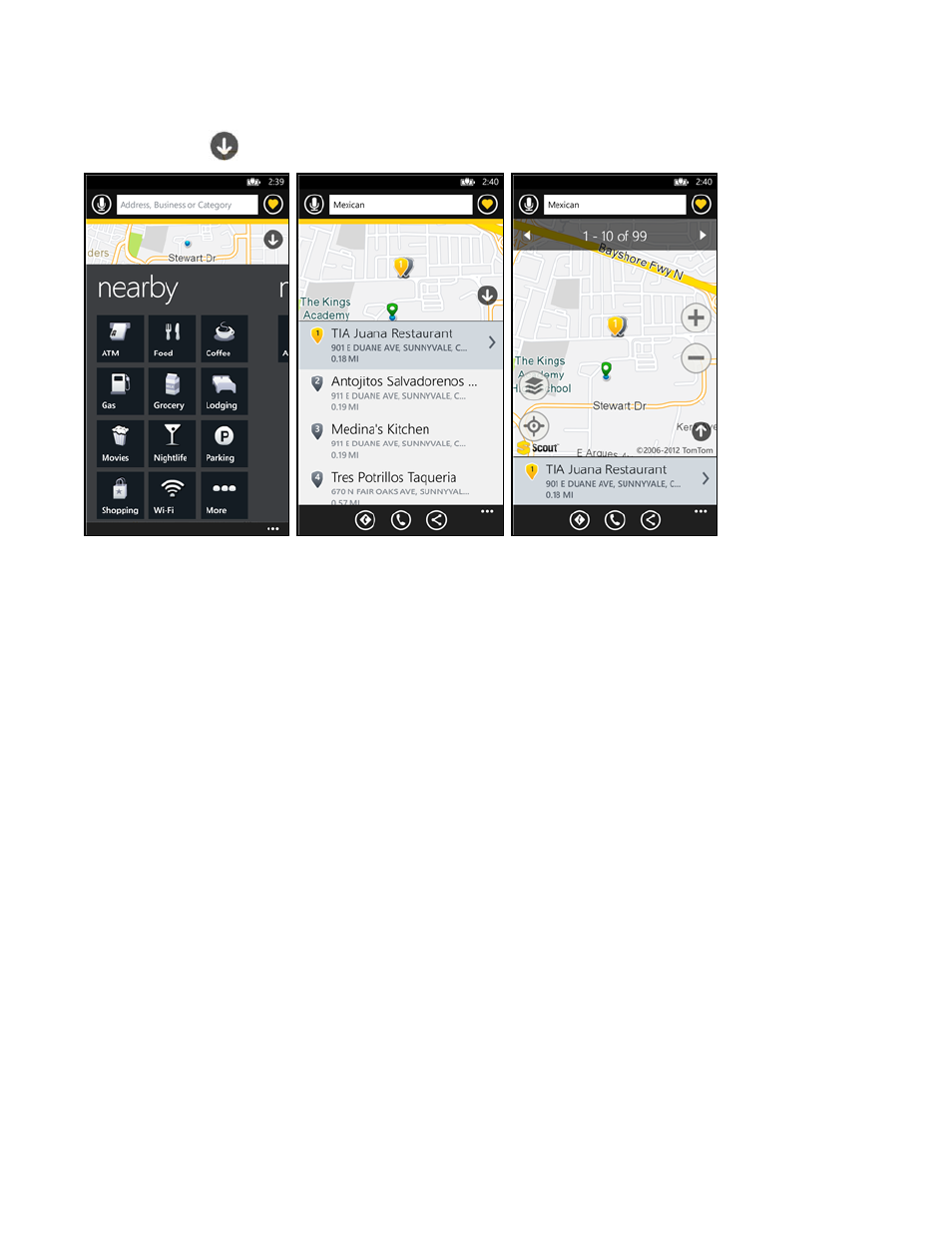 Telenav Scout v1.2 for Windows for T-Mobile User Manual | Page 21 / 70
