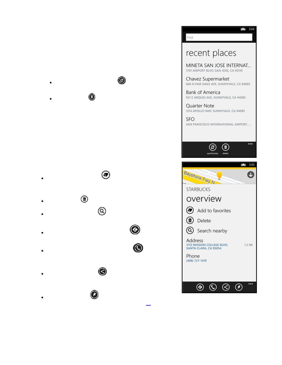 6 recents | Telenav Scout v1.2 for Windows for T-Mobile User Manual | Page 26 / 70