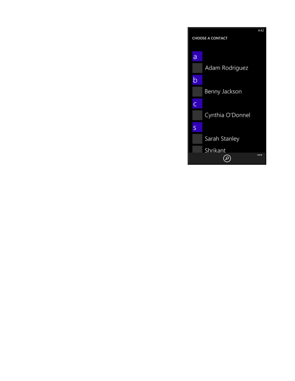 7 contacts, 8 other ways to get directions | Telenav Scout v1.2 for Windows for T-Mobile User Manual | Page 27 / 70