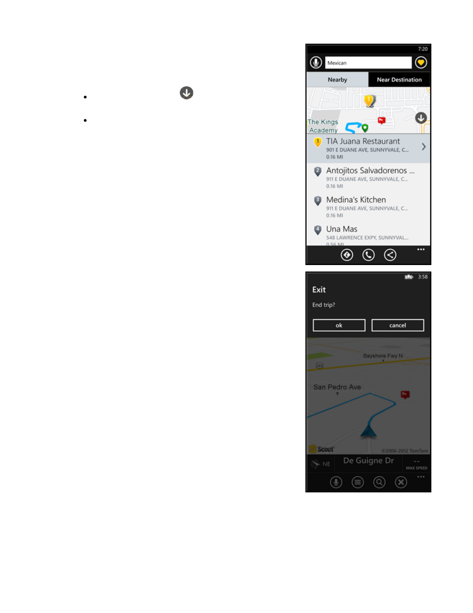 4 exit | Telenav Scout v1.2 for Windows for T-Mobile User Manual | Page 42 / 70