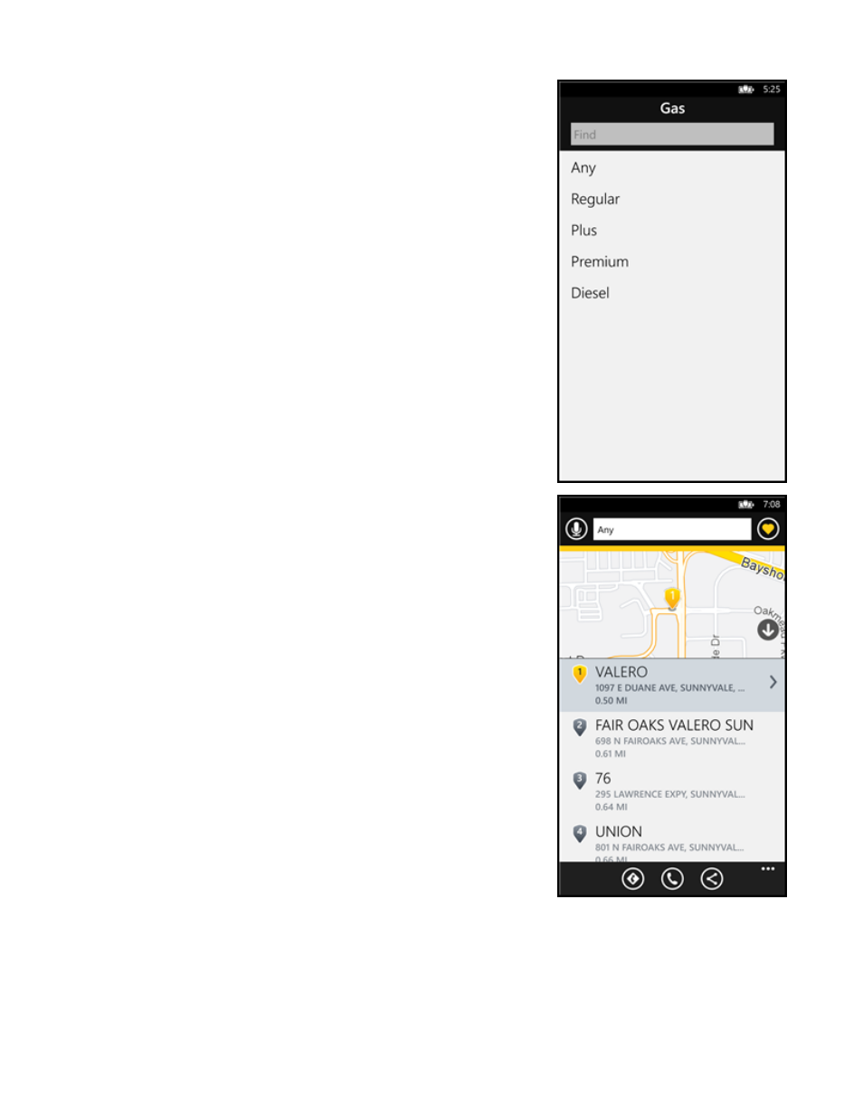 5 gas prices | Telenav Scout v1.2 for Windows for T-Mobile User Manual | Page 50 / 70
