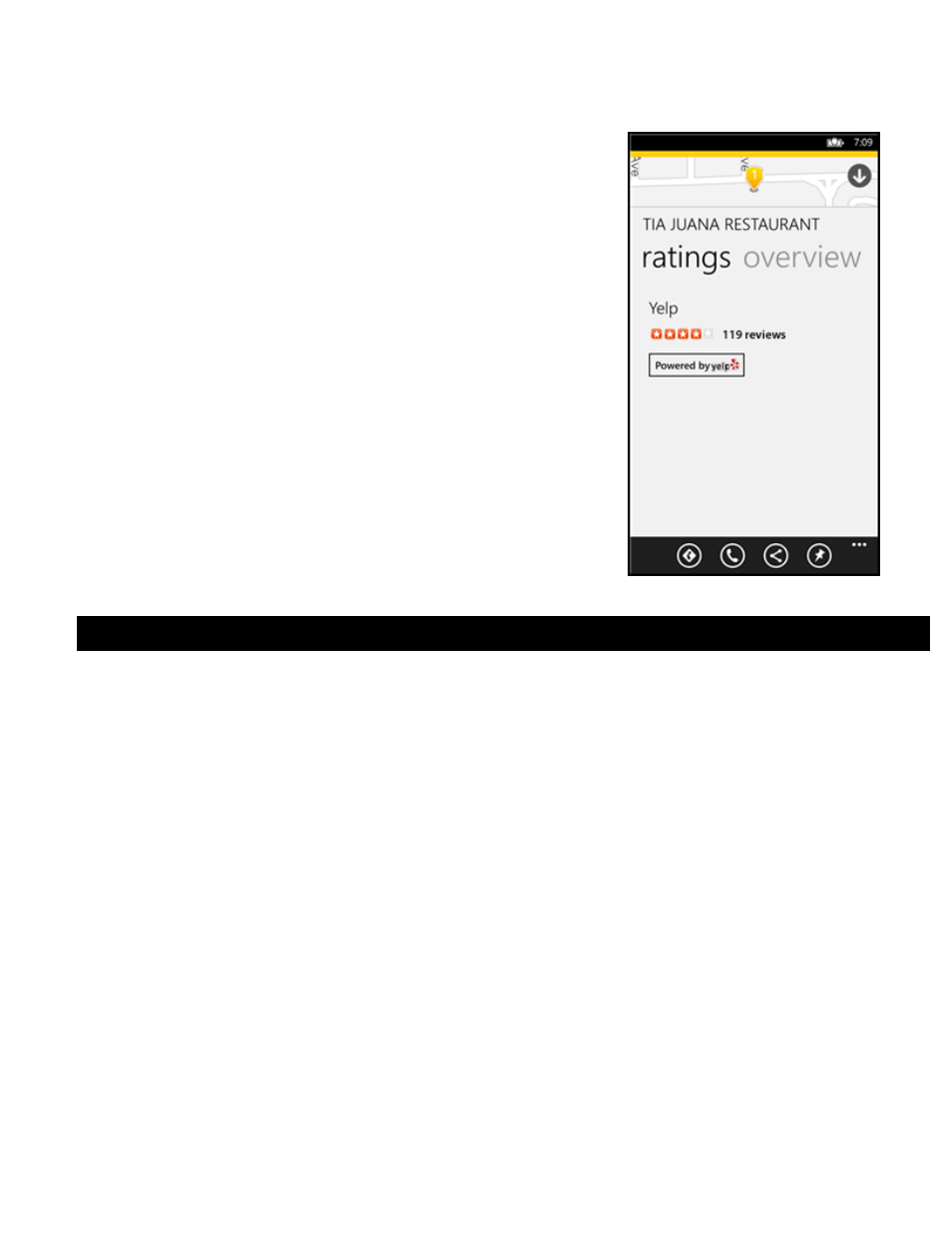 7 ratings and reviews, My profile | Telenav Scout v1.2 for Windows for T-Mobile User Manual | Page 53 / 70