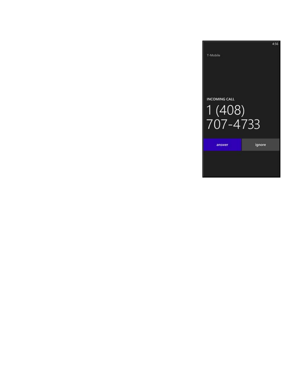 2 taking an incoming call, 3 calendar and e-mail events | Telenav Scout v1.2 for Windows for T-Mobile User Manual | Page 61 / 70