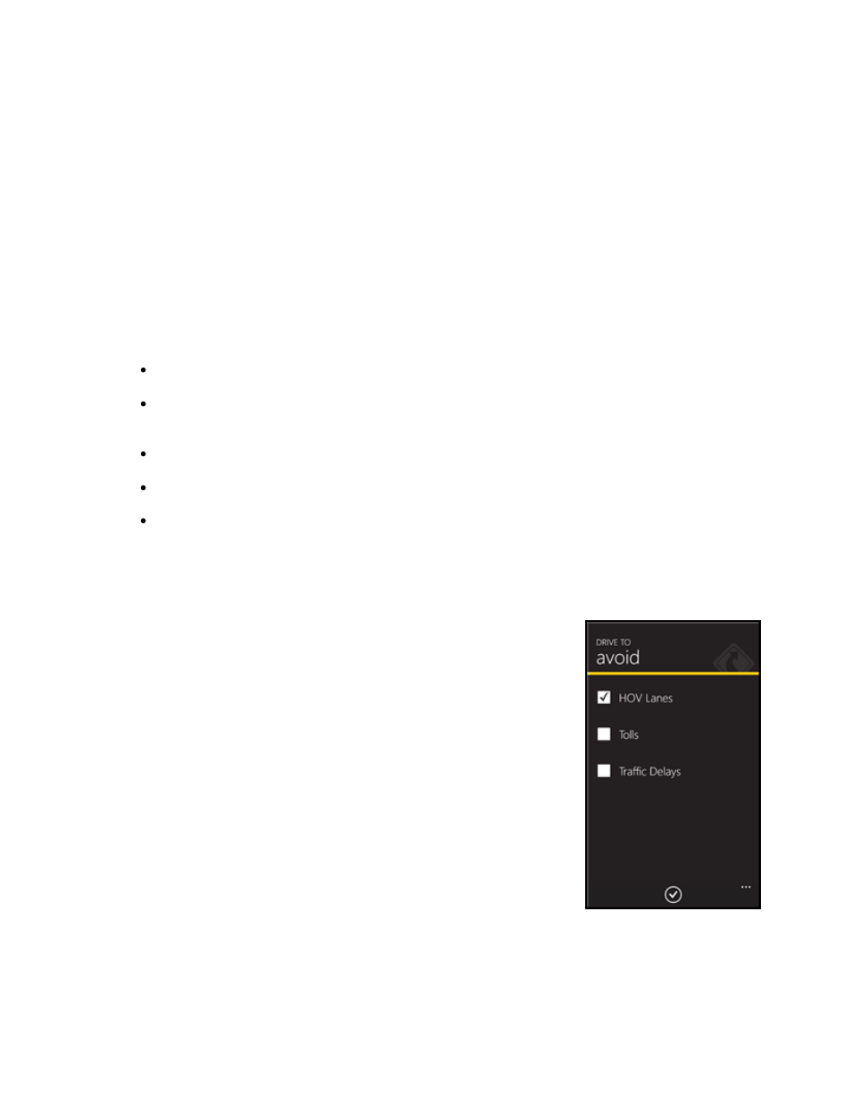1 edit origin, 2 edit destination, 3 edit route style | 11 initial driving directions, Edit origin, Edit destination, Edit route style, Initial driving directions | Telenav Scout v1.0 for Windows for T-Mobile User Manual | Page 22 / 74