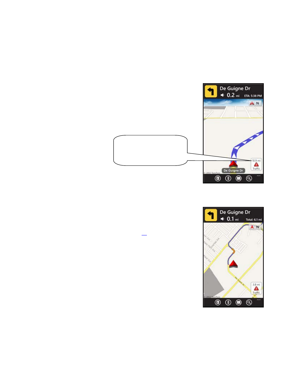1 3d moving map, 2 2d moving map, 3d moving map | 2d moving map | Telenav Scout v1.0 for Windows for T-Mobile User Manual | Page 25 / 74