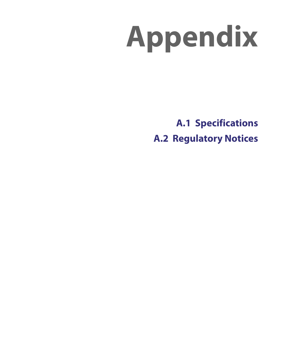 Appendix | Telenav for Unlocked Supported Devices: Mobile Office - HTC Shift User Manual | Page 125 / 136