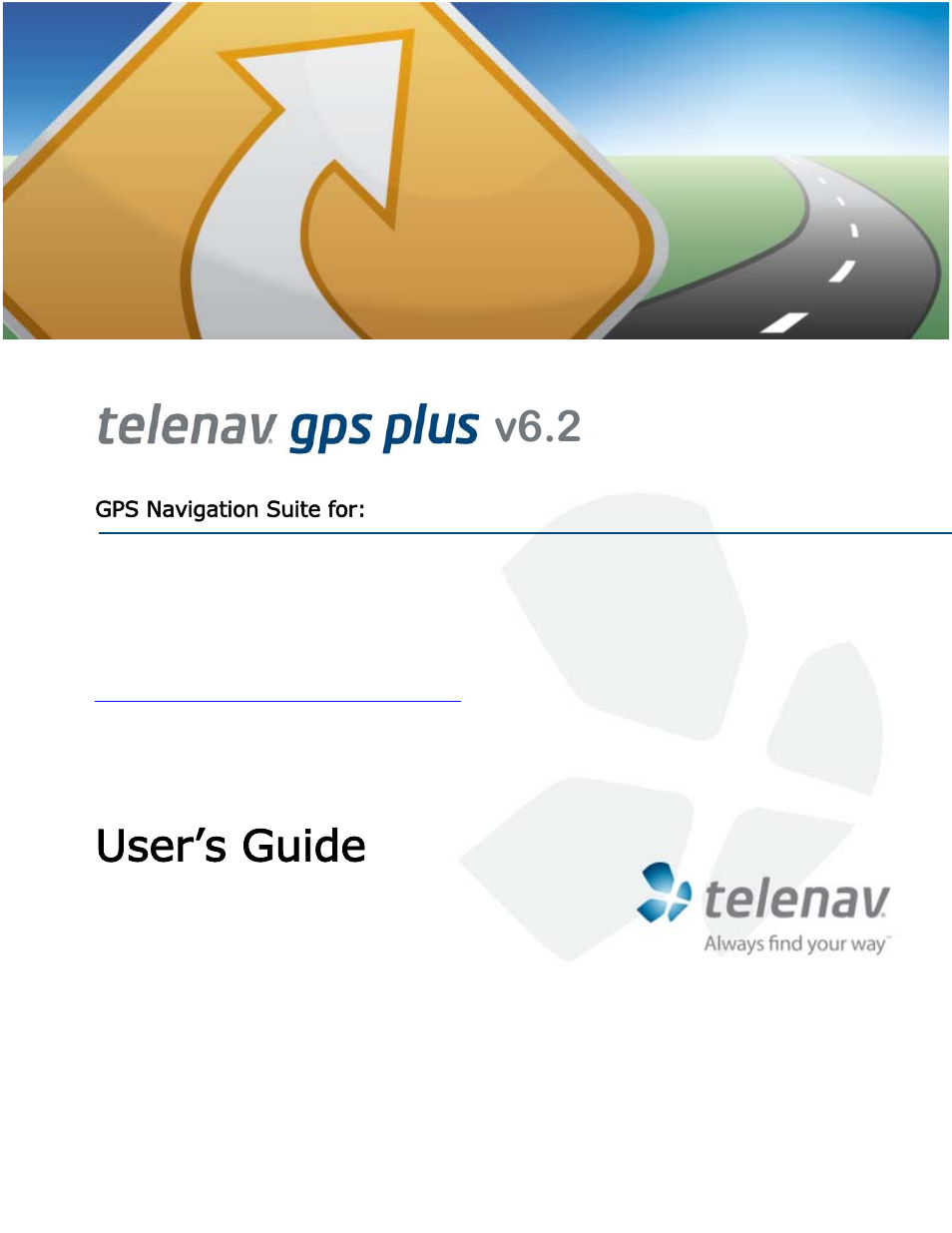 Telenav for Verizon Supported Devices: v6.2 for BlackBerry User Manual | 64 pages