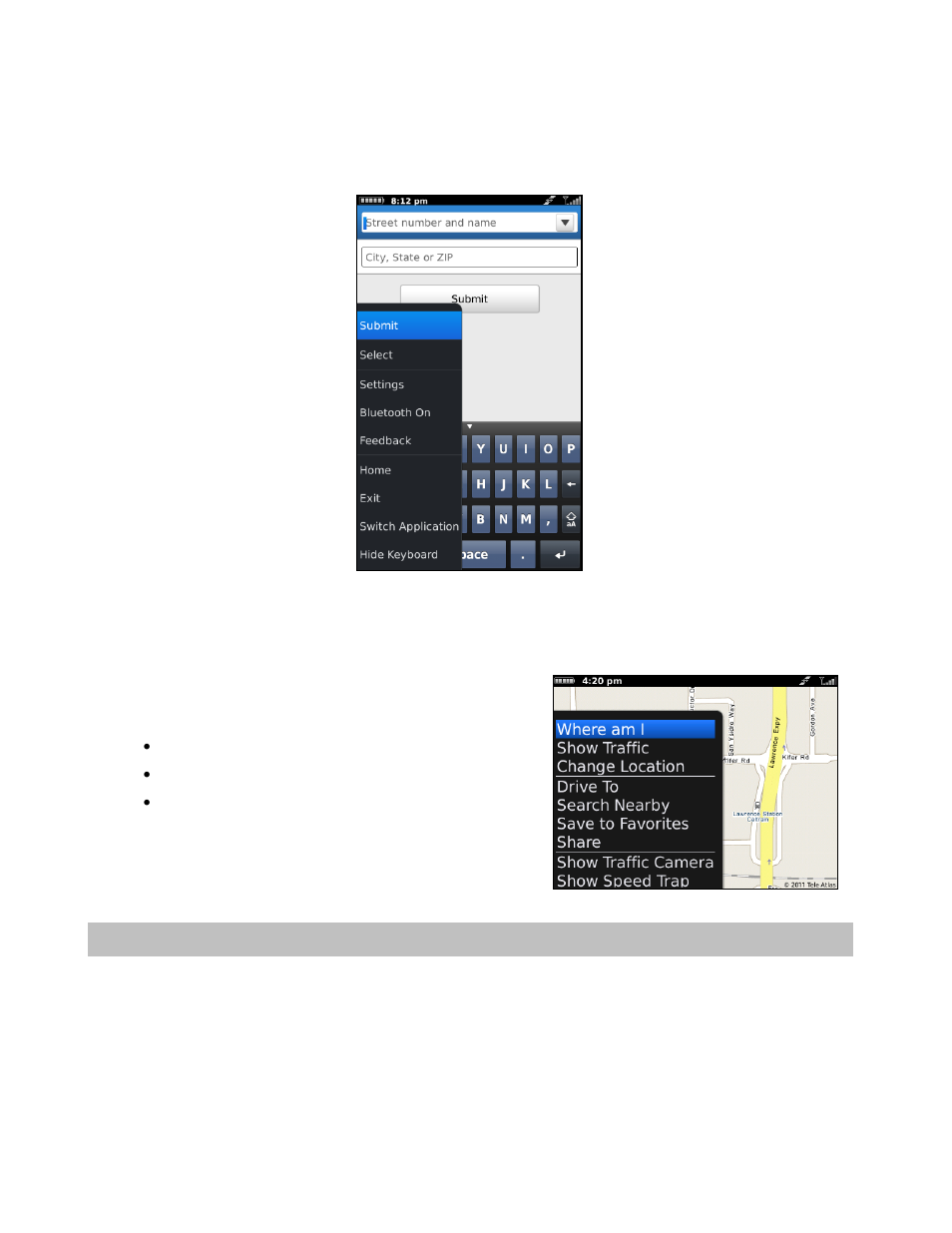 Navigation on non-touch devices, Getting started with telenav gps plus, Software installation | Telenav for Verizon Supported Devices: v6.2 for BlackBerry User Manual | Page 11 / 64