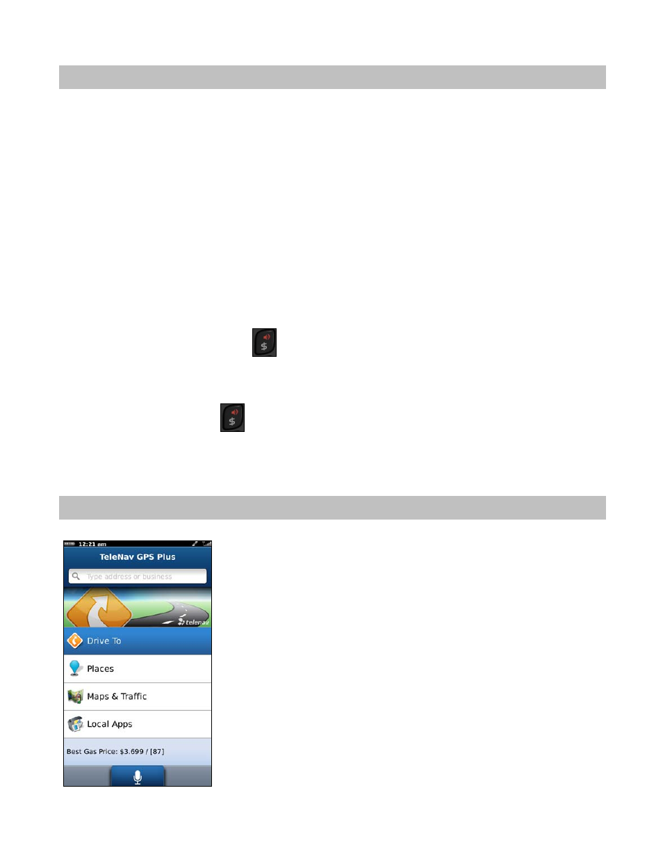 Using a bluetooth headset, Drive to menu | Telenav for Verizon Supported Devices: v6.2 for BlackBerry User Manual | Page 17 / 64