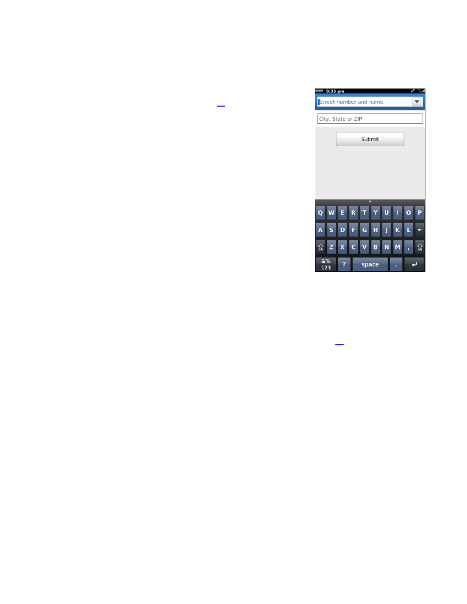 Address, Contacts | Telenav for Verizon Supported Devices: v6.2 for BlackBerry User Manual | Page 23 / 64