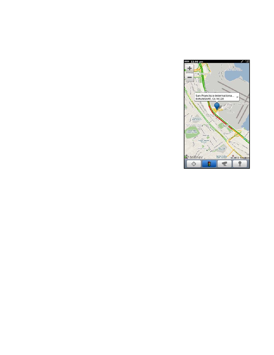 Check traffic, Other ways to view a map | Telenav for Verizon Supported Devices: v6.2 for BlackBerry User Manual | Page 45 / 64