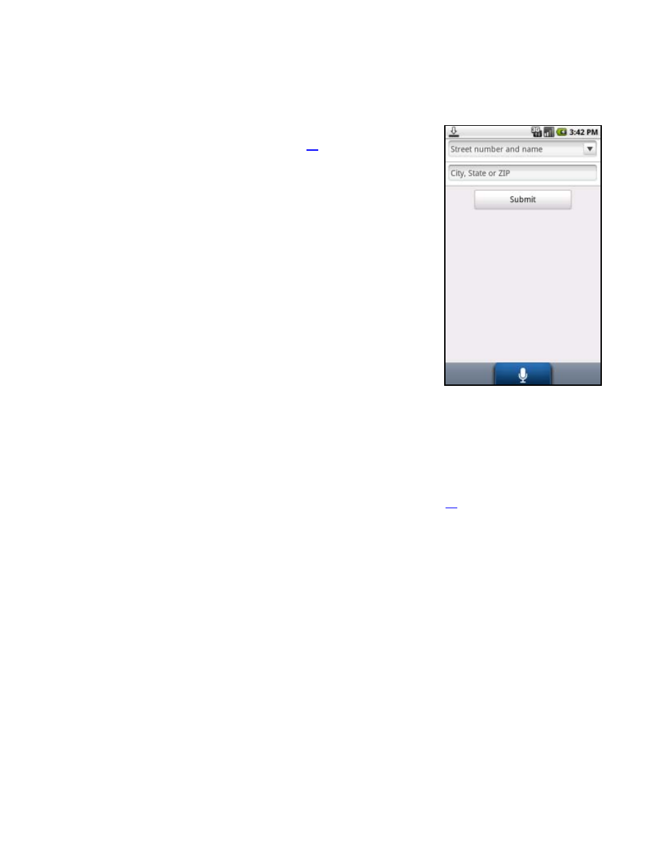 Address, Contacts | Telenav for Verizon Supported Devices: v6.2 for Android phones User Manual | Page 17 / 57