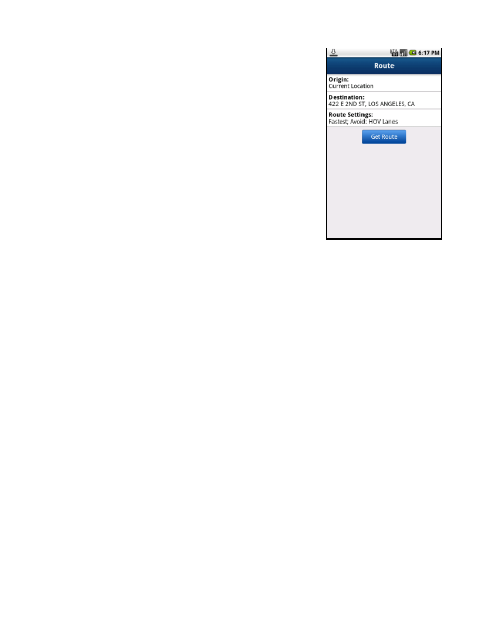 Edit origin, Edit destination | Telenav for Verizon Supported Devices: v6.2 for Android phones User Manual | Page 20 / 57