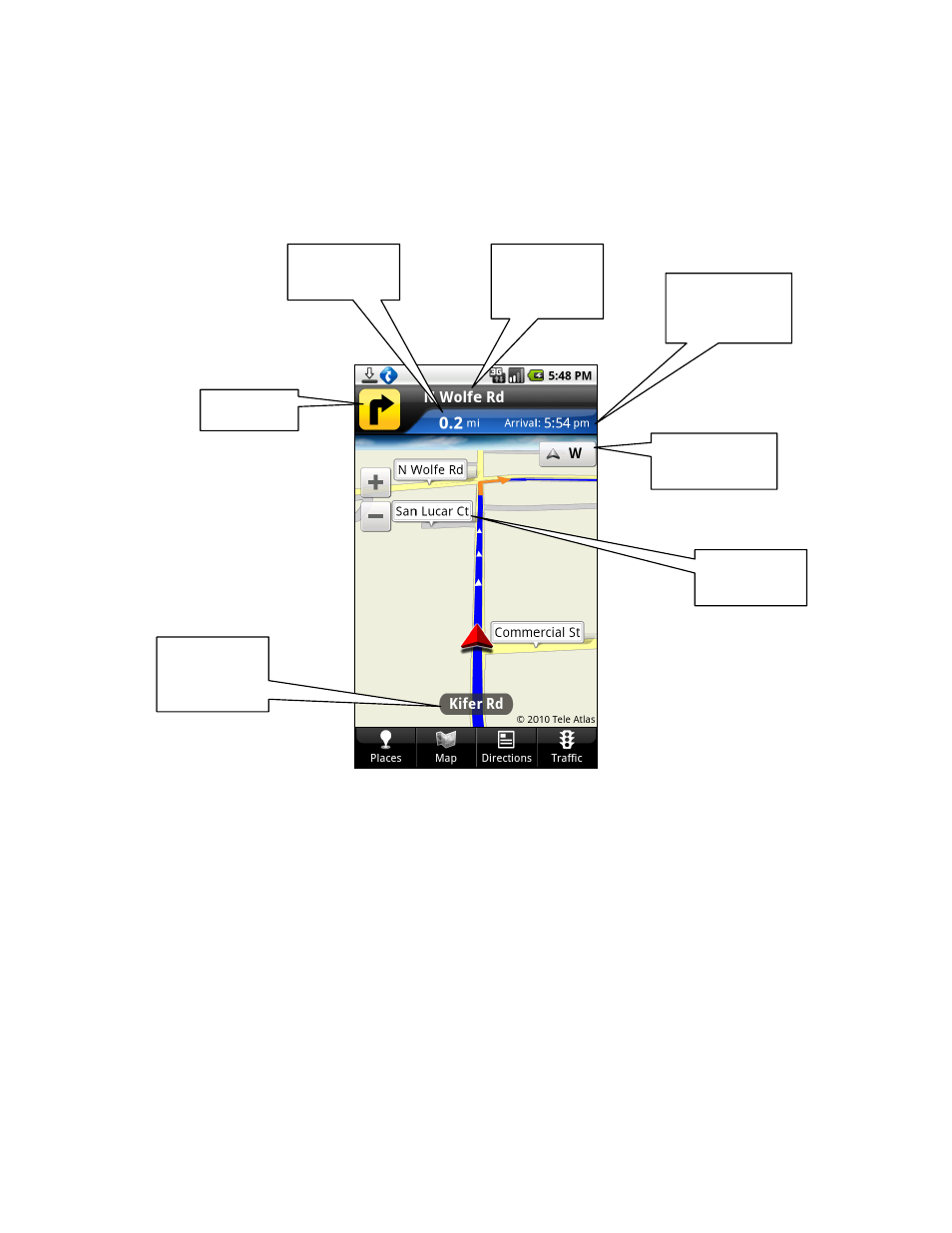 Telenav for Verizon Supported Devices: v6.2 for Android phones User Manual | Page 25 / 57