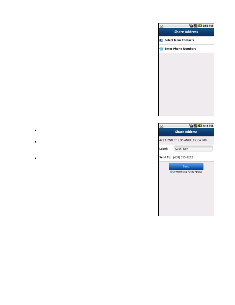 Telenav for Verizon Supported Devices: v6.2 for Android phones User Manual | Page 44 / 57