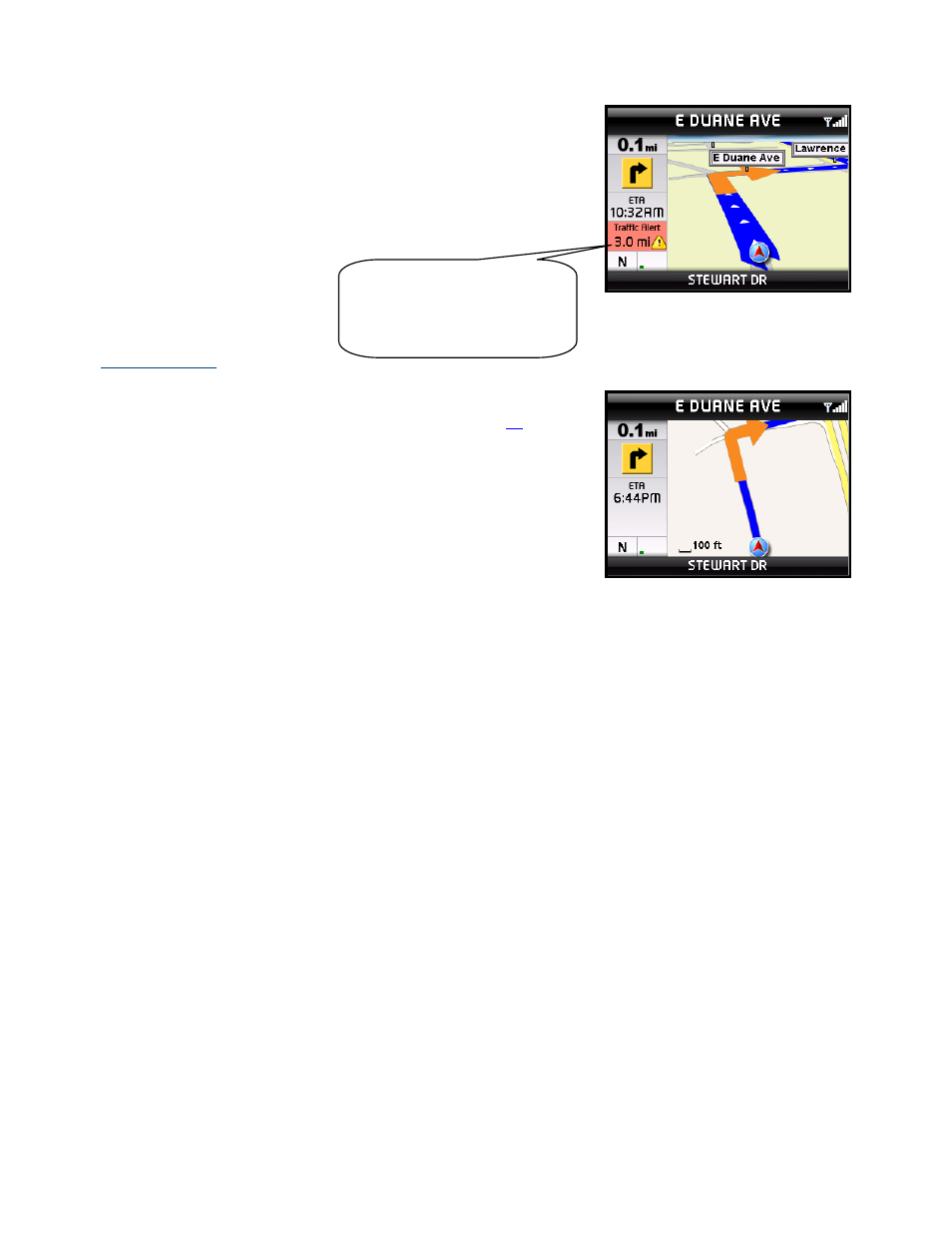 2d moving map | Telenav for Verizon Supported Devices: v5.5 for BlackBerry Tour User Manual | Page 32 / 68