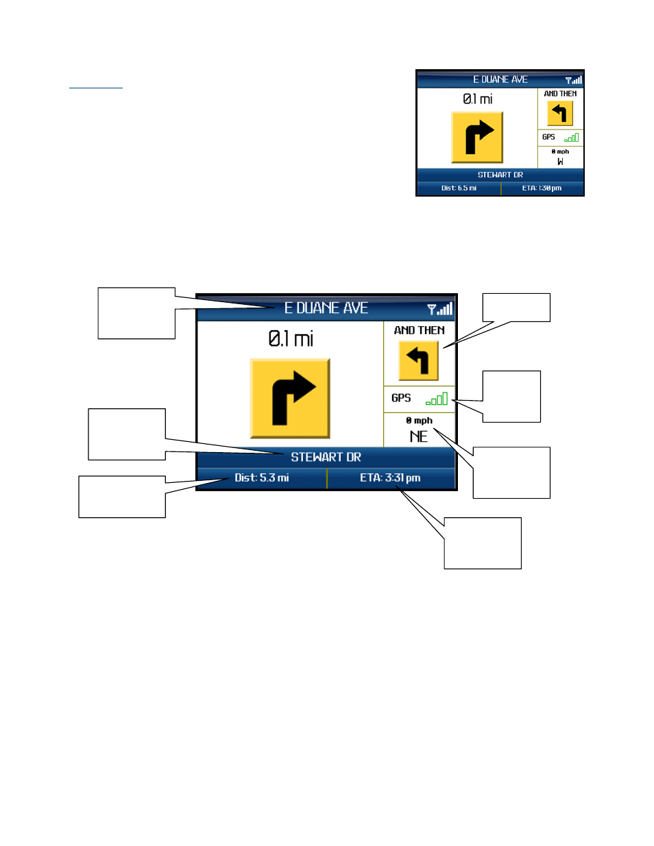 Turn icons | Telenav for Alltel Supported Devices: v5.1 for BlackBerry 8130 User Manual | Page 29 / 52