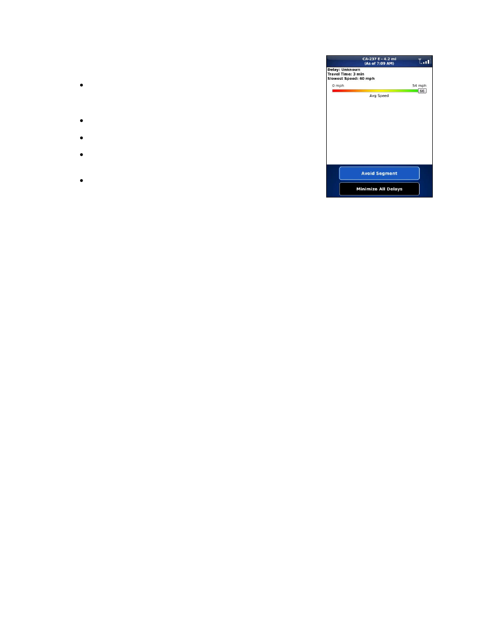 Telenav for Verizon Supported Devices: v5.1 for BlackBerry Storm User Manual | Page 34 / 56
