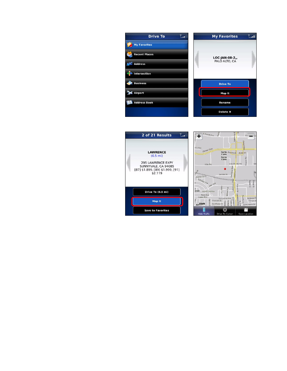 Telenav for Verizon Supported Devices: v5.1 for BlackBerry Storm User Manual | Page 43 / 56