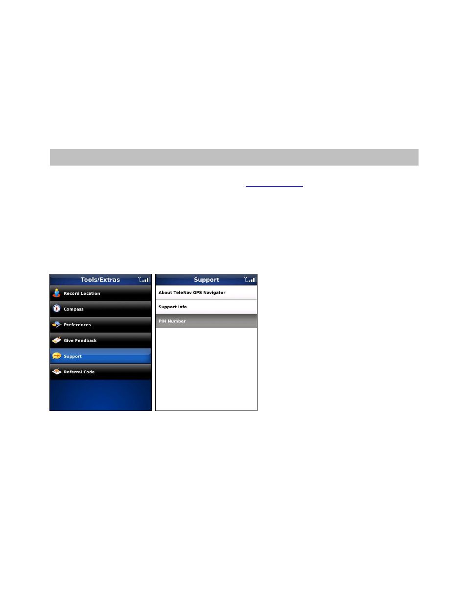 Interruption of other services, Changing your pin number | Telenav for Verizon Supported Devices: v5.1 for BlackBerry Storm User Manual | Page 50 / 56