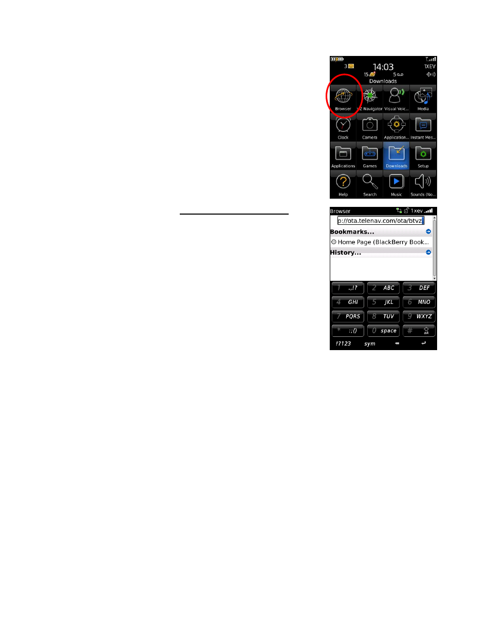 Network access | Telenav for Verizon Supported Devices: v5.1 for BlackBerry Storm User Manual | Page 8 / 56