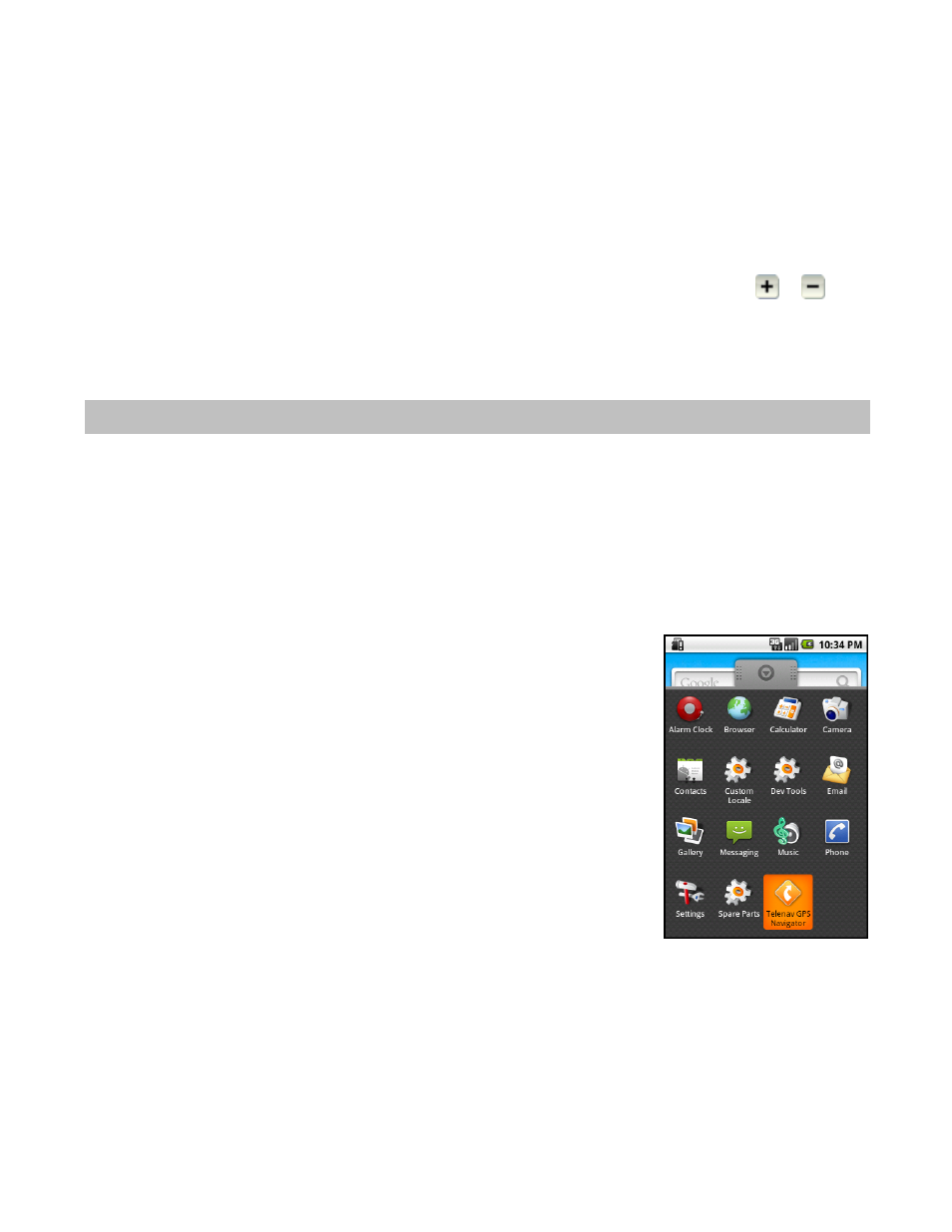 Device controls, Network access, Launching telenav gps navigator | Upgrading from telenav gps navigator v5.1 to v5.8, Device controls network access | Telenav for Sprint Supported Devices: v5.8 for Android devices User Manual | Page 10 / 71