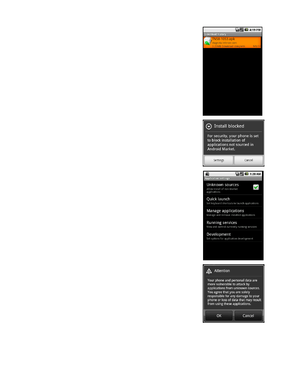 Telenav for Sprint Supported Devices: v5.8 for Android devices User Manual | Page 11 / 71