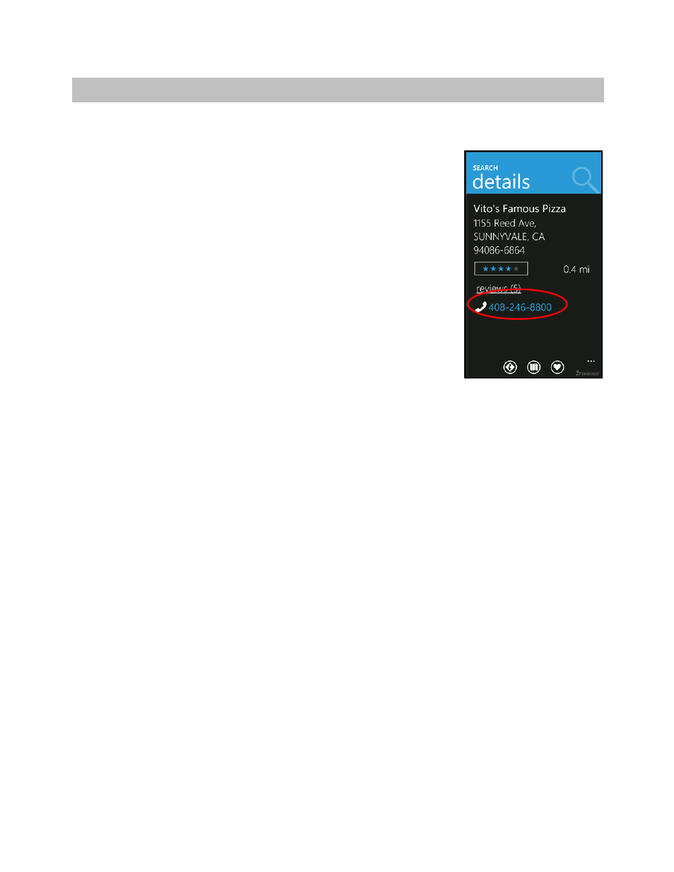 Suspending telenav gps navigator, Making a phone call from telenav gps navigator, Taking an incoming call | Telenav for T-Mobile Supported Devices: v5.8 for Windows Phone 7 devices User Manual | Page 60 / 66