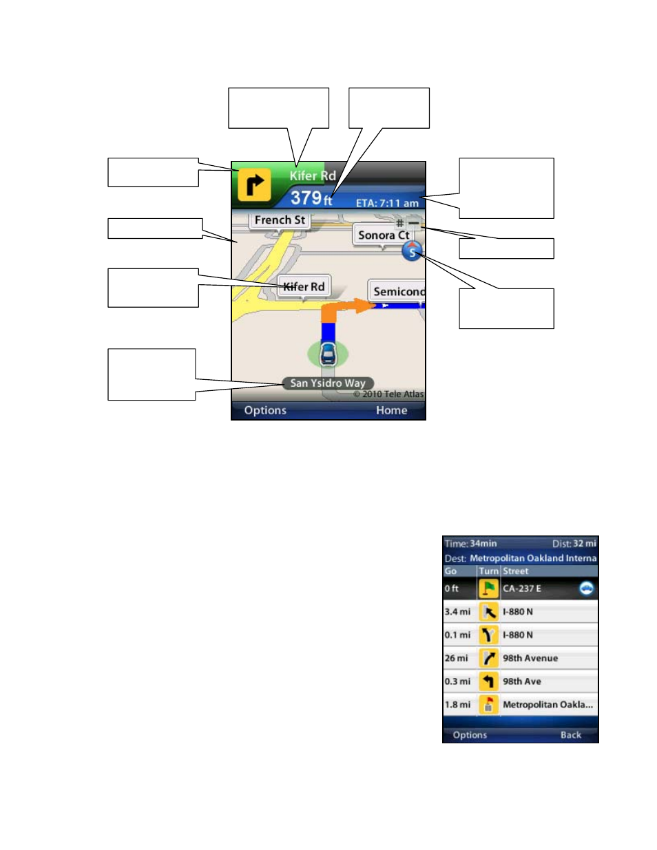 Route summary | Telenav for T-Mobile Supported Devices: v5.76 for J2ME devices User Manual | Page 29 / 71
