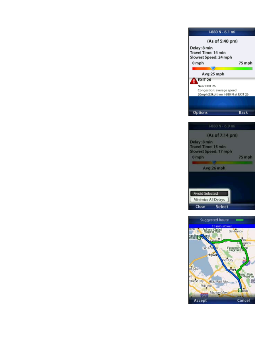 Telenav for T-Mobile Supported Devices: v5.76 for J2ME devices User Manual | Page 33 / 71