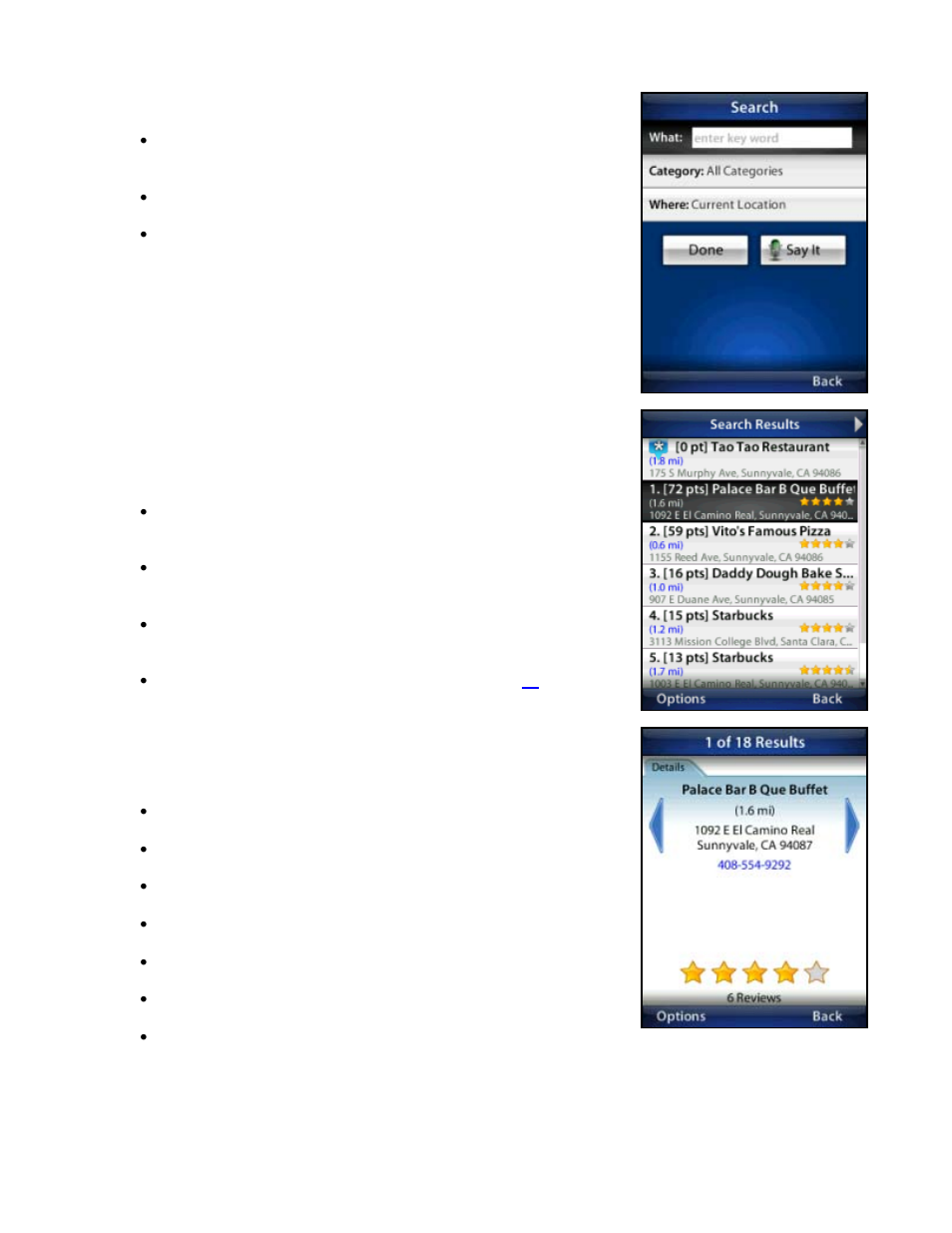 Telenav for T-Mobile Supported Devices: v5.76 for J2ME devices User Manual | Page 36 / 71