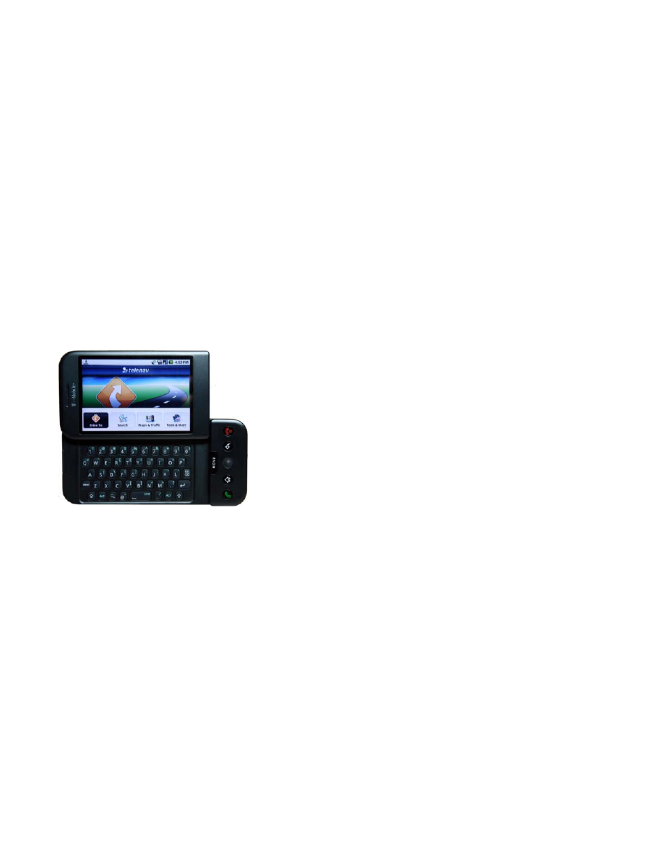 The keyboard | Telenav for T-Mobile Supported Devices: v5.5 for Android devices User Manual | Page 10 / 71