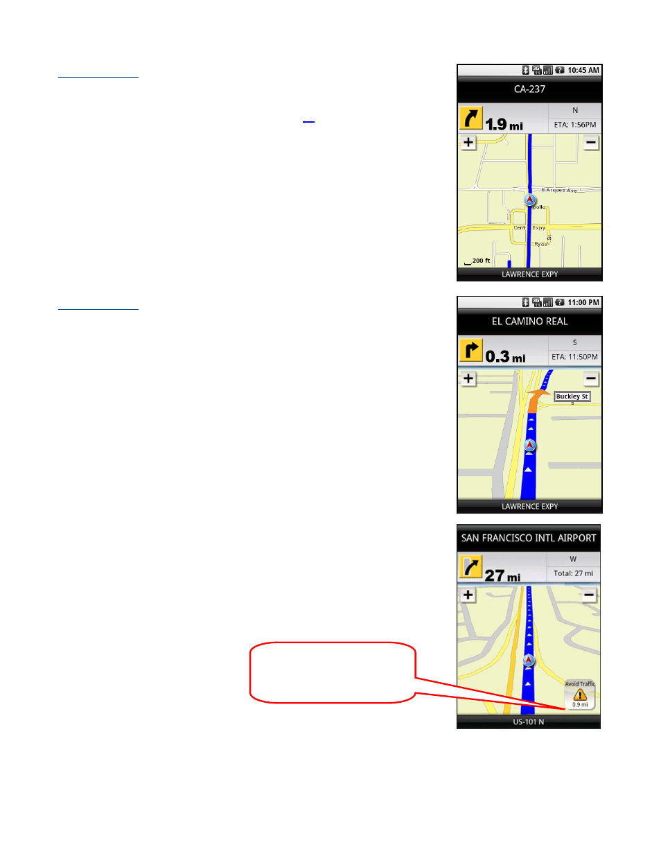 2d moving map, 3d moving map | Telenav for T-Mobile Supported Devices: v5.5 for Android devices User Manual | Page 34 / 71