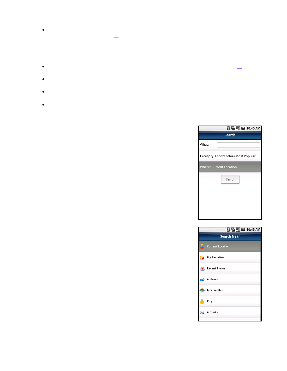 Define a location | Telenav for T-Mobile Supported Devices: v5.5 for Android devices User Manual | Page 43 / 71