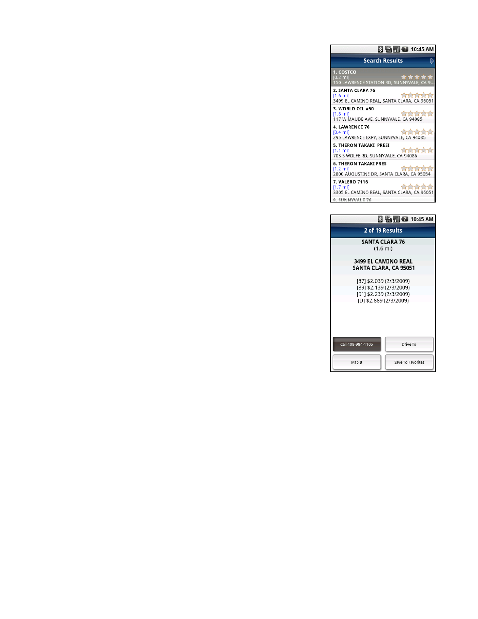 Telenav for T-Mobile Supported Devices: v5.5 for Android devices User Manual | Page 47 / 71
