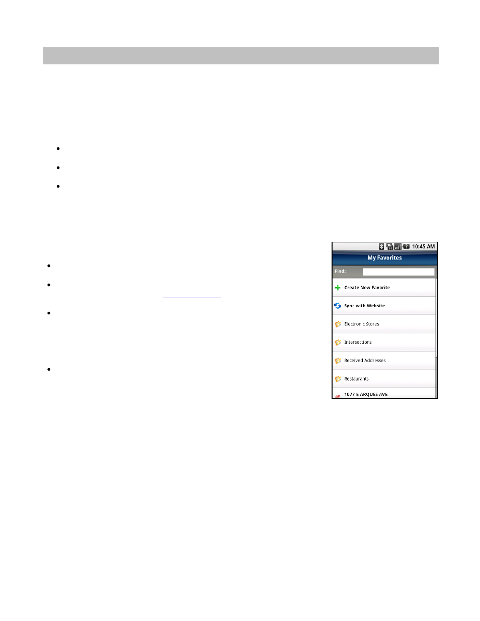Tools & more menu, My stuff, My favorites | Telenav for T-Mobile Supported Devices: v5.5 for Android devices User Manual | Page 52 / 71