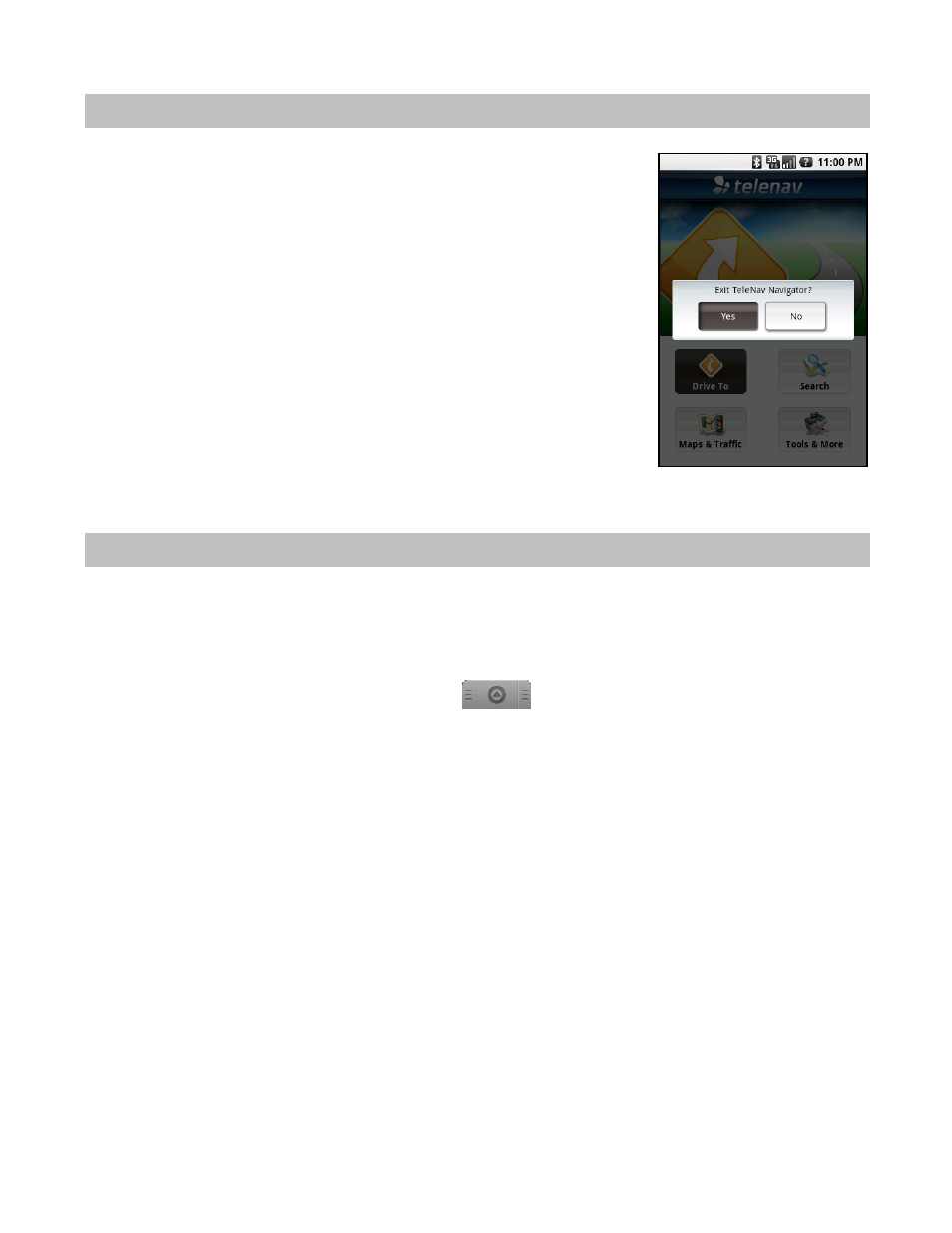 Exiting telenav gps navigator, Removing telenav gps navigator | Telenav for T-Mobile Supported Devices: v5.5 for Android devices User Manual | Page 66 / 71