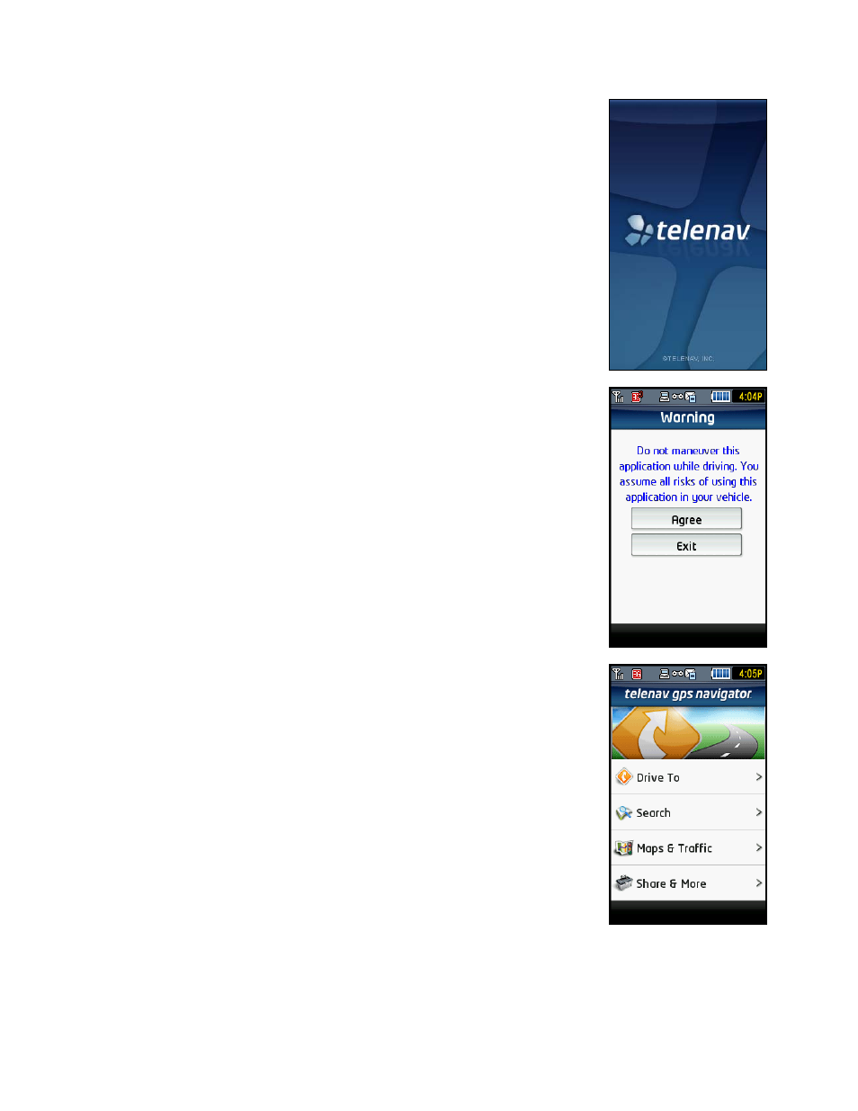 Telenav for T-Mobile Supported Devices: v5.2 for J2ME touch screen devices User Manual | Page 11 / 70