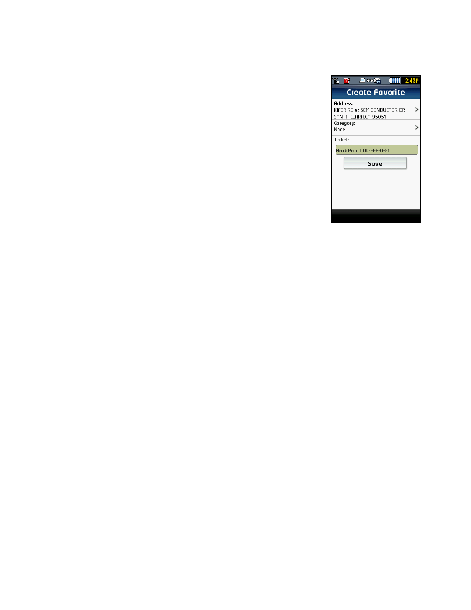 Record location | Telenav for T-Mobile Supported Devices: v5.2 for J2ME touch screen devices User Manual | Page 52 / 70