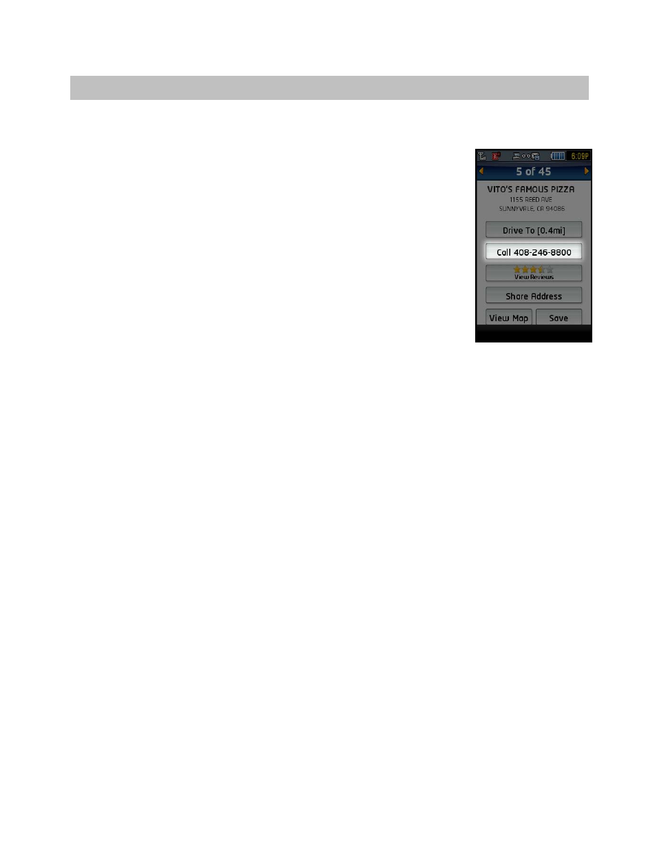 Phone calls, Making a phone call from telenav gps navigator, Taking an incoming call | Interruption of other services | Telenav for T-Mobile Supported Devices: v5.2 for Samsung T929 User Manual | Page 63 / 69