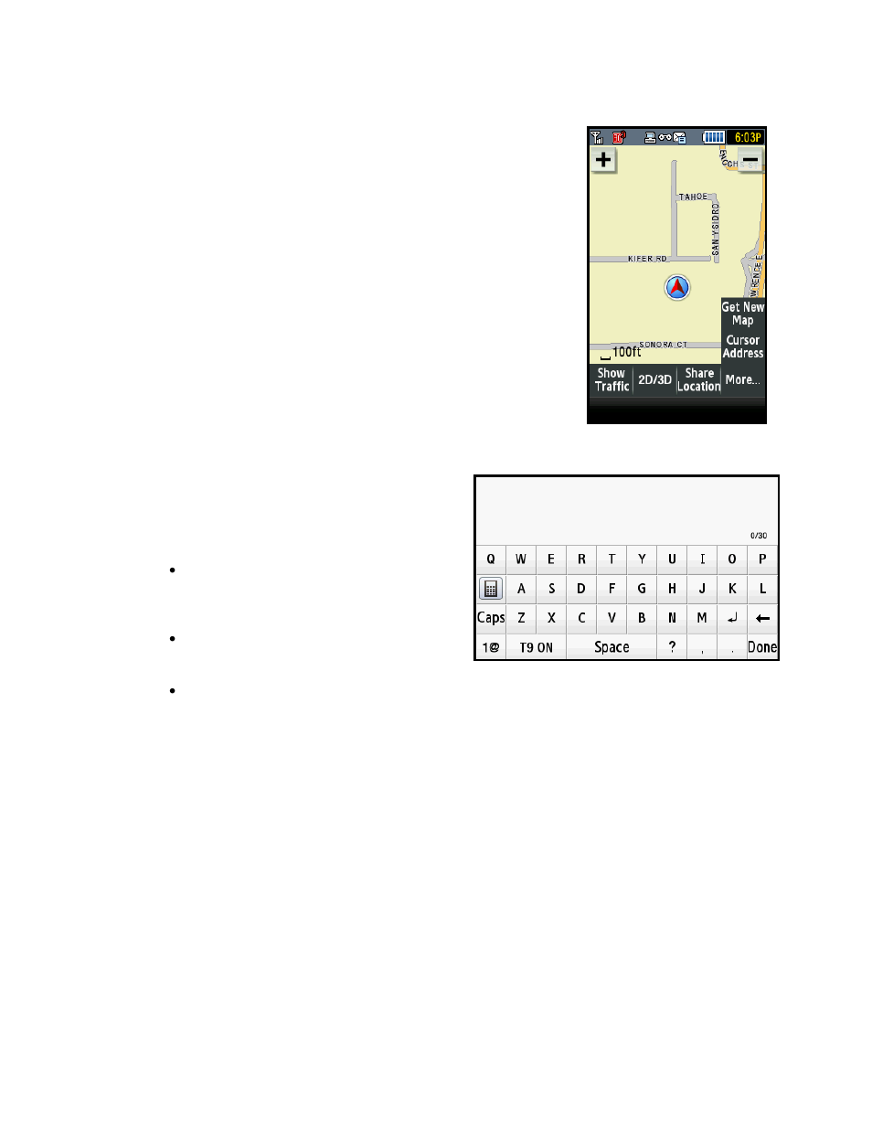 Telenav for T-Mobile Supported Devices: v5.2 for Samsung T929 User Manual | Page 7 / 69