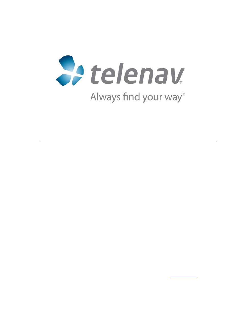 Telenav for T-Mobile Supported Devices: v5.1 for BlackBerry smartphones Users Guide User Manual | 51 pages