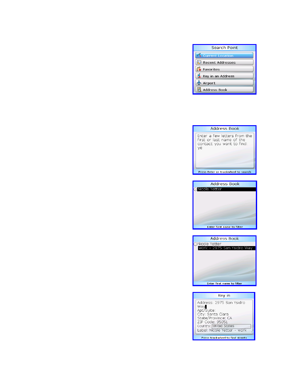 Telenav for T-Mobile Supported Devices: v4.4 for BlackBerry 8100 Pearl User Manual | Page 14 / 33