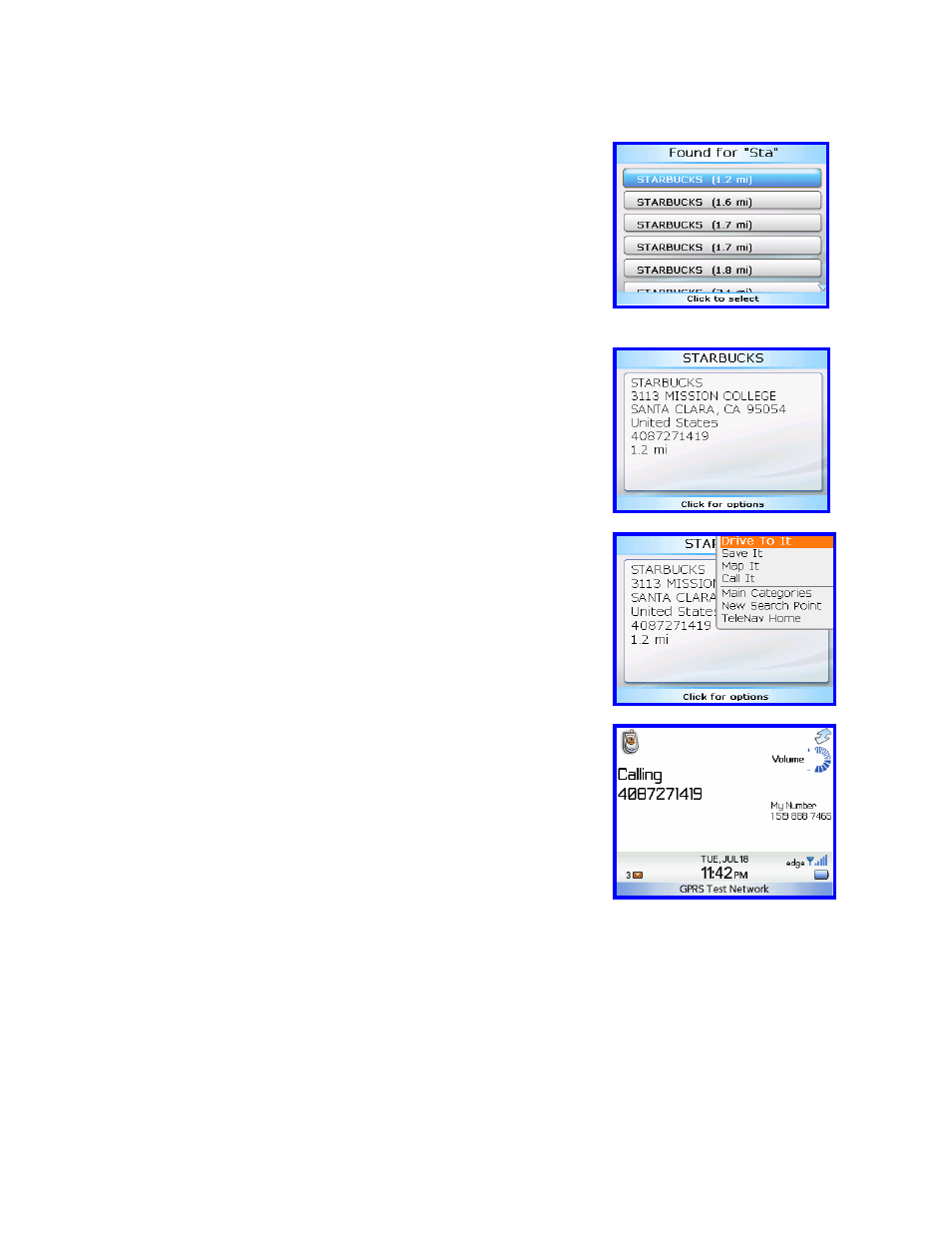 Telenav for T-Mobile Supported Devices: v4.4 for BlackBerry 8100 Pearl User Manual | Page 21 / 33
